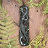 Manaia pendant carved from Rimu Pounamu - NZ Greenstone