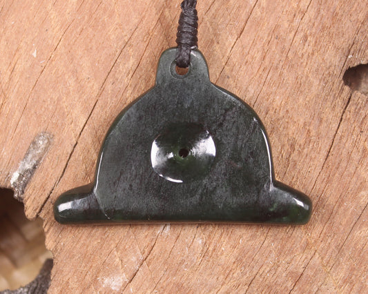 Dog Whistle carved from Kawakawa Pounamu - NZ Greenstone