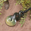 Twist carved from Rimu Pounamu - NZ Greenstone
