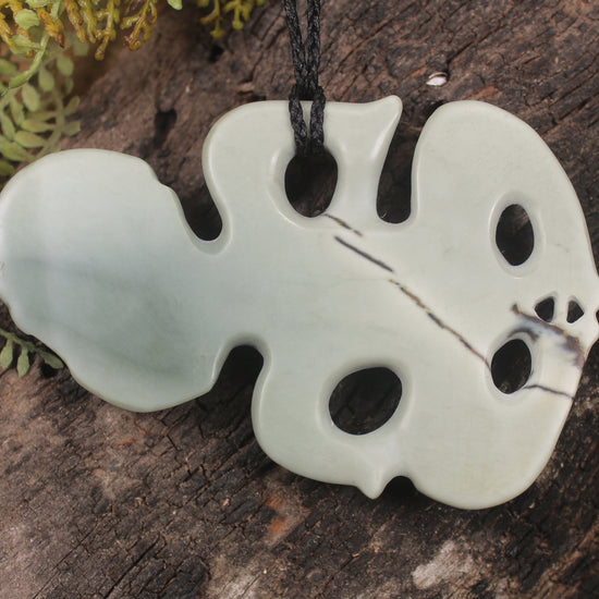 Hei Tiki carved from Inanga Pounamu - NZ Greenstone