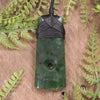 Kawakawa Pounamu Toki with Koru