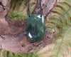 Breast plate or Shield carved from Flower Jade Pounamu - NZ Greenstone