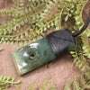 Hapopo Pounamu Toki with Koru - NZ Greenstone