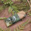 Flower Jade Pounamu Toki with Koru