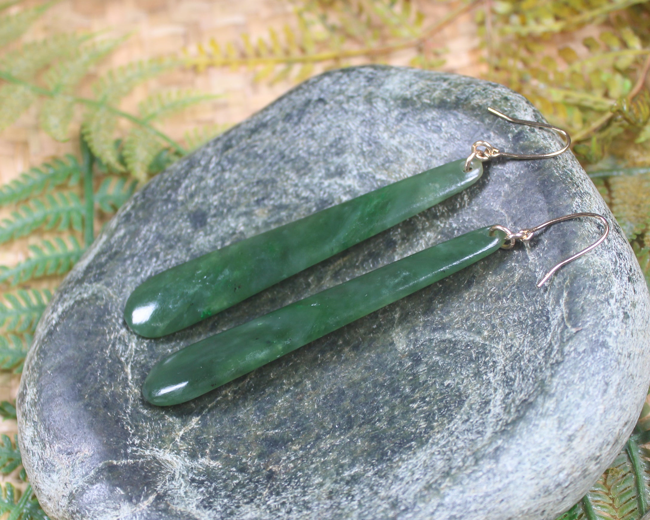 Hapopo Pounamu Earrings