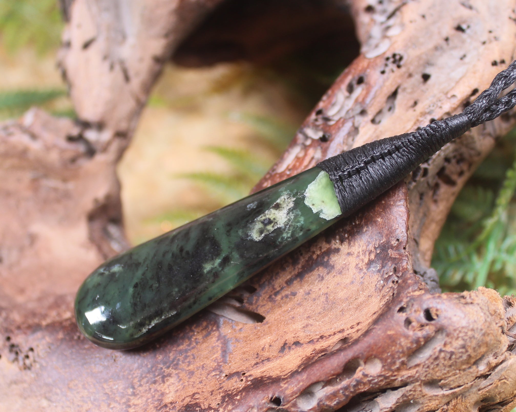 Rimu Pounamu Roimata Pendant - NZ Greenstone