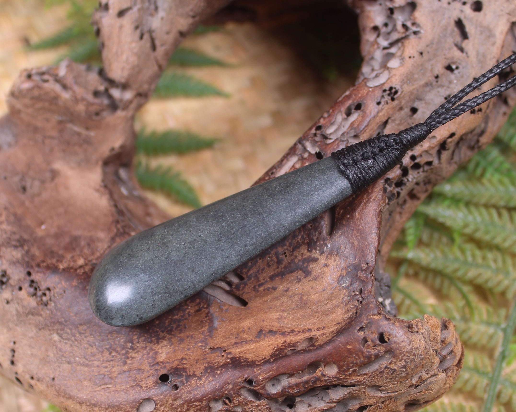 Roimata or Teardrop carved from NZ Serpentine