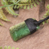 Flower Jade Pounamu Toki Pendant - NZ Greenstone