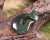 Hei Matau carved from Rimu Pounamu - NZ Greenstone