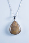 Rutile Quartz Sterling Silver Pendant (S061)