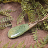Roimata carved from Raukaraka Pounamu - NZ Greenstone