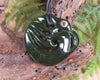 Koropepe carved from Rimu Pounamu - NZ Greenstone