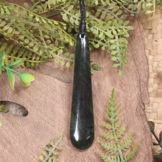 Rimu Pounamu Roimata Pendant - NZ Greenstone