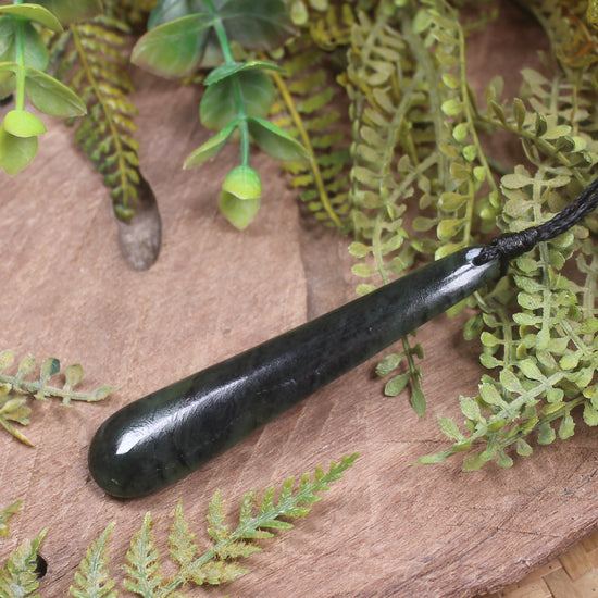 Rimu Pounamu Roimata Pendant - NZ Greenstone