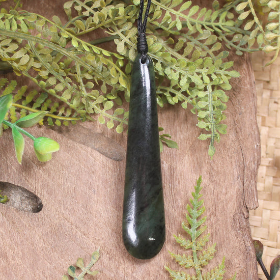 Rimu Pounamu Roimata Pendant - NZ Greenstone