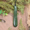 Roimata or Teardop carved from Hapopo Pounamu - NZ Greenstone