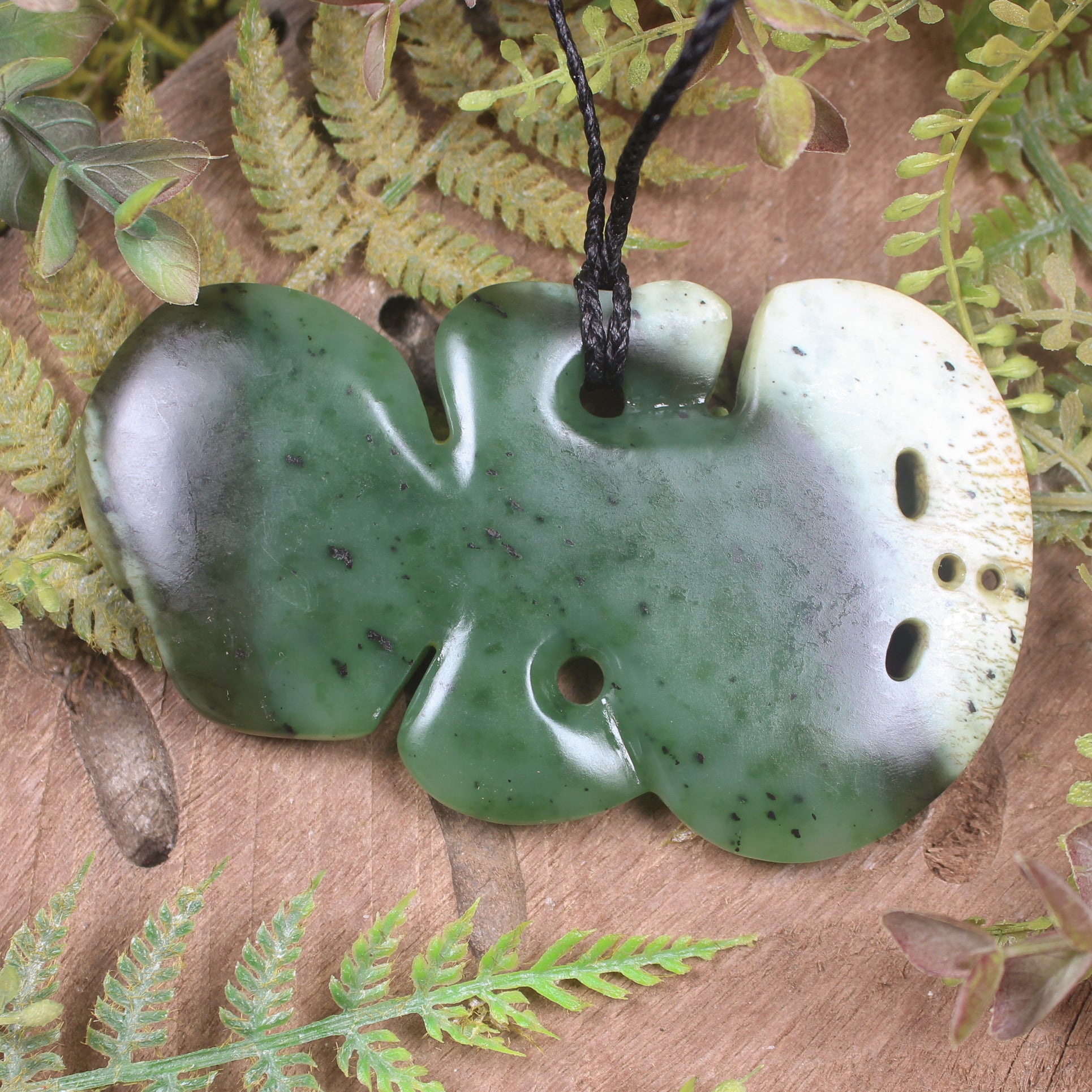 Hei Tiki carved from Hapopo Pounamu - NZ Greenstone