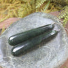 Roimata or Teardrop earrings carved from Rimu Pounamu - NZ Greenstone