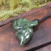 Whale tail carved from Hapopo Pounamu - NZ Greenstone