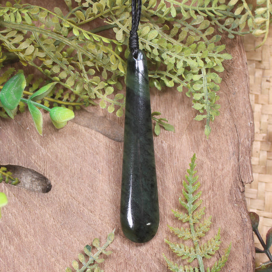 Rimu Pounamu Roimata Pendant - NZ Greenstone