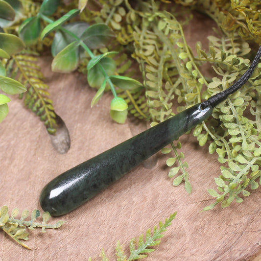 Rimu Pounamu Roimata Pendant - NZ Greenstone