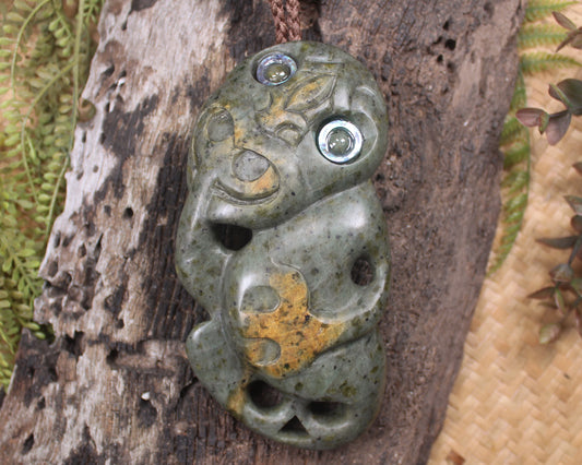Rimu Pounamu Hei Tiki - NZ Greenstone