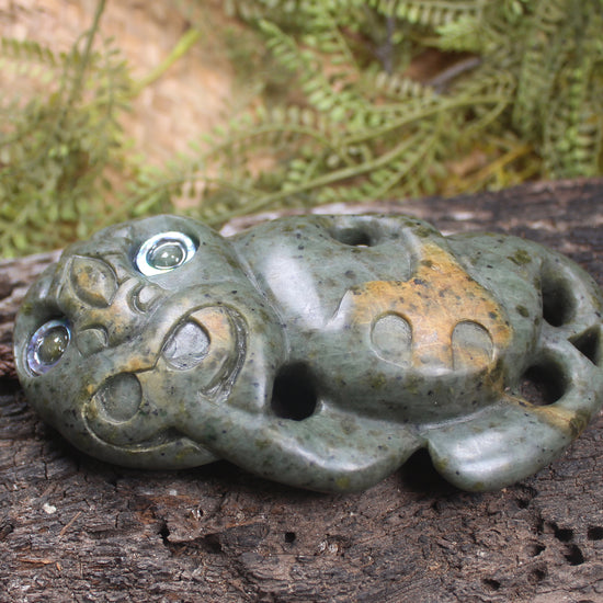 Rimu Pounamu Hei Tiki - NZ Greenstone
