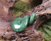 Twist or Pikorua carved from Hapopo Pounamu - NZ Greenstone