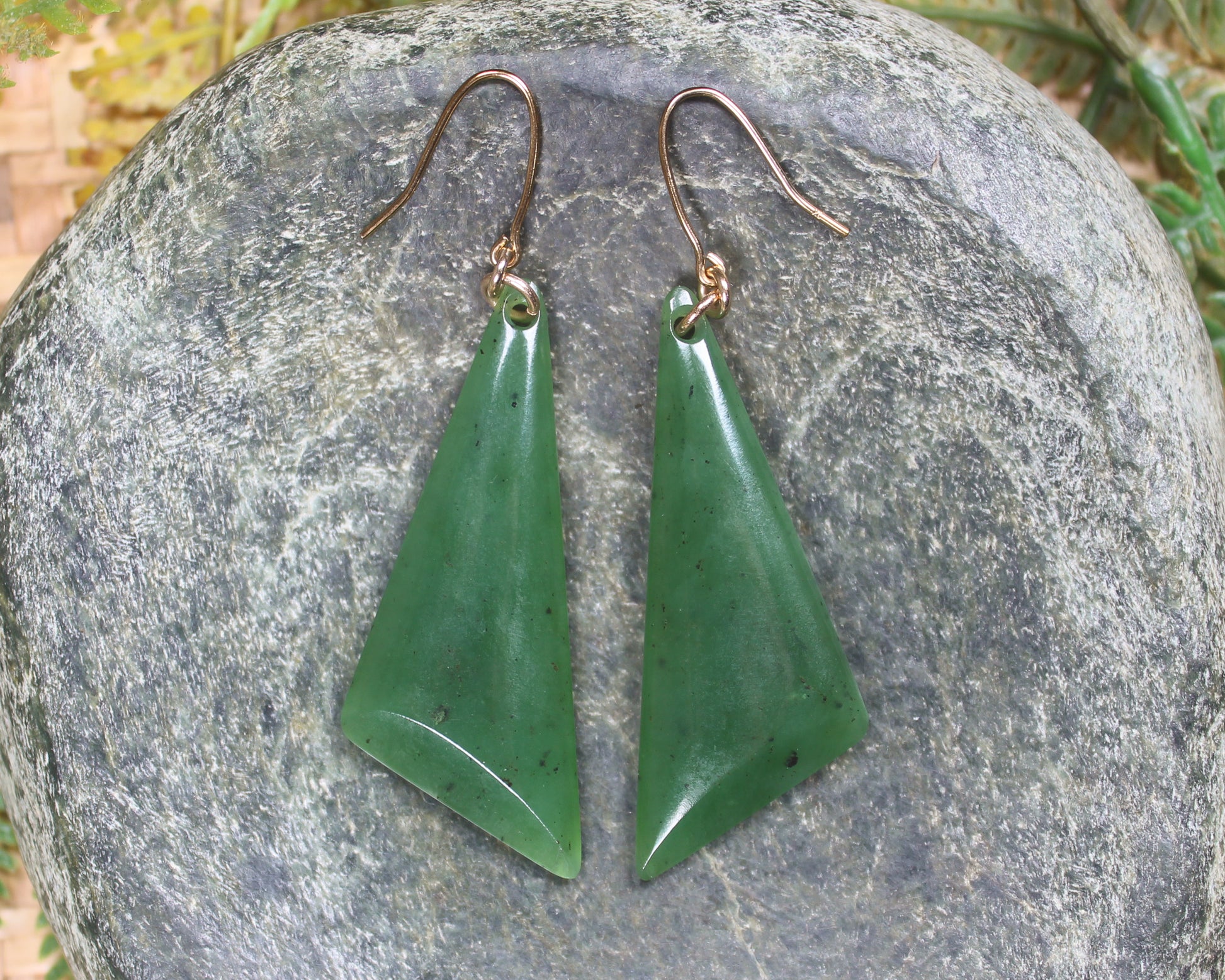 Hapopo Pounamu Earrings