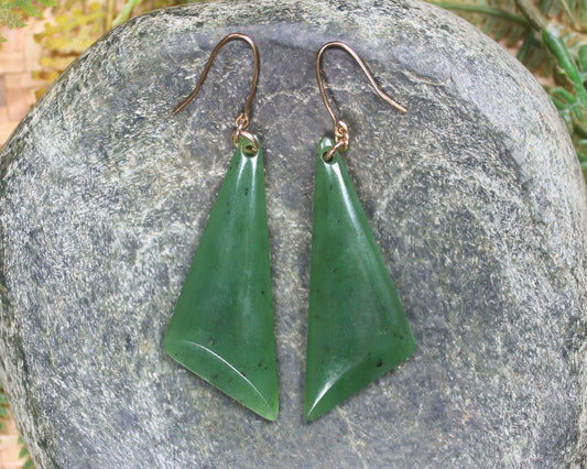 Hapopo Pounamu Earrings