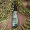 Roimata or Teardop carved from Hapopo Pounamu - NZ Greenstone