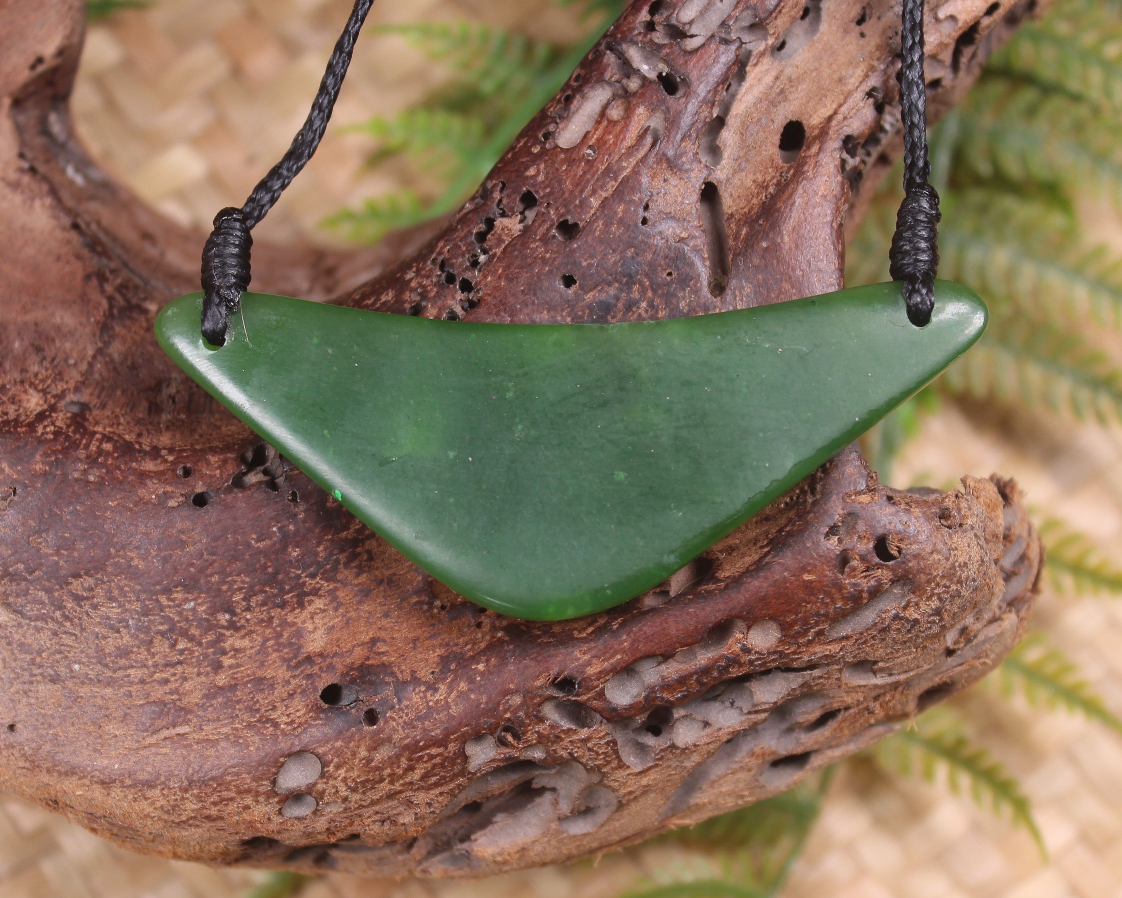 Breastplate or Shield carved from Hapopo Pounamu - NZ Greenstone