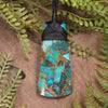 Turquoise with bronze composite toki pendant