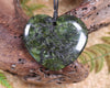 Heart carved from Douglas Creek Pounamu - NZ Greenstone