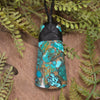 Turquoise with bronze composite toki and roimata pendant