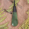 Hapopo Pounamu Roimata Pendant - NZ Greenstone