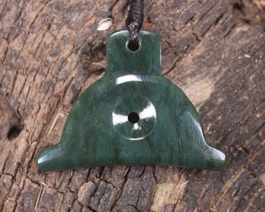 Dog Whistle carved from Kawakawa Pounamu - NZ Greenstone