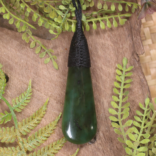 Rimu Pounamu Roimata Pendant - NZ Greenstone
