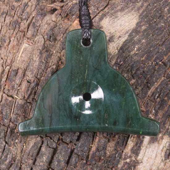 Dog Whistle carved from Kawakawa Pounamu - NZ Greenstone