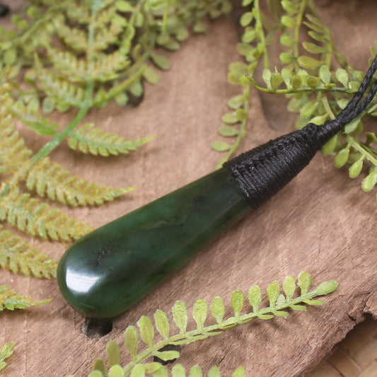 Rimu Pounamu Roimata Pendant - NZ Greenstone
