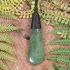 Roimata or Teardop carved from Hapopo Pounamu - NZ Greenstone