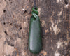 Kawakawa Pounamu Roimata Pendant - NZ Greenstone