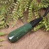 Roimata or Teardop carved from Hapopo Pounamu - NZ Greenstone