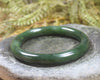 Bangle carved from Kawakawa Pounamu - NZ Greenstone