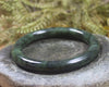 Bangle carved from Rimu Pounamu - NZ Greenstone