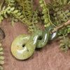 Twist or Pikorua carved from Raukaraka Pounamu - NZ Greenstone