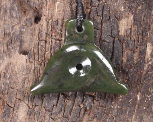 Rimu pounamu dog whistle