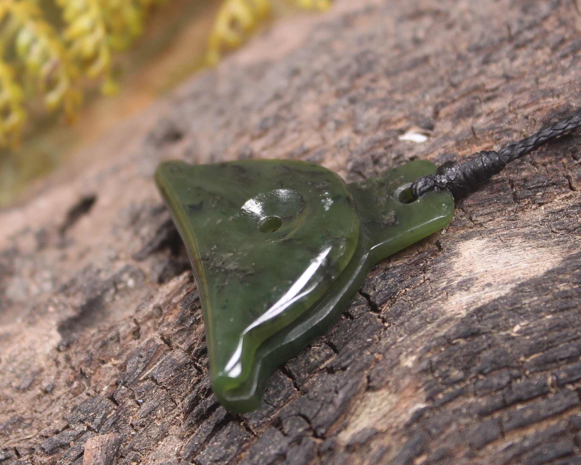 Rimu pounamu dog whistle