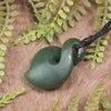 Twist or Pikorua carved from Hapopo Pounamu - NZ Greenstone