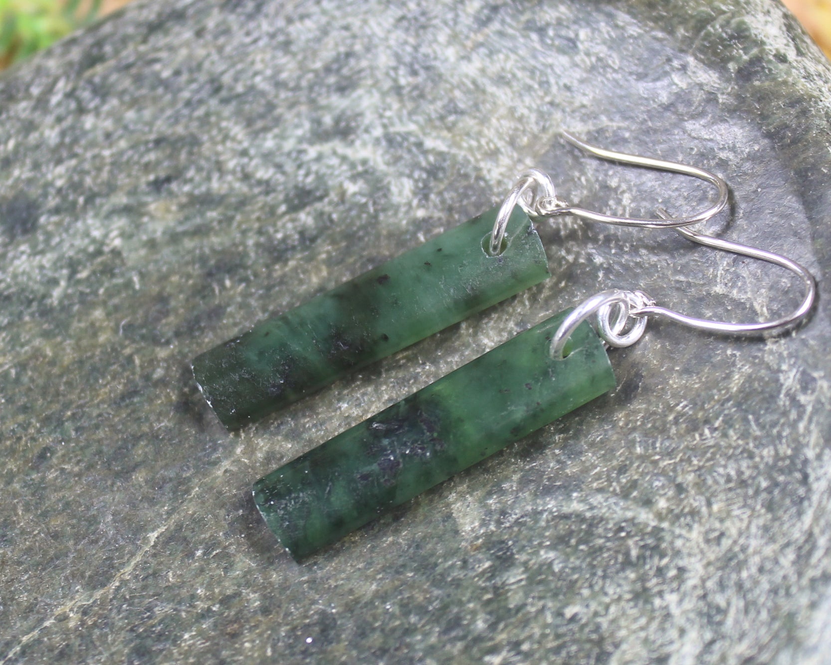 Hapopo Pounamu Earrings